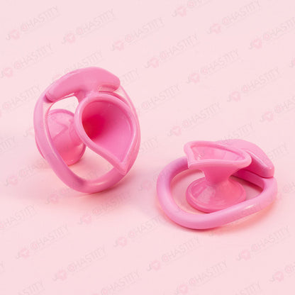 Inverted Teardrop Urinal Chastity Cage
