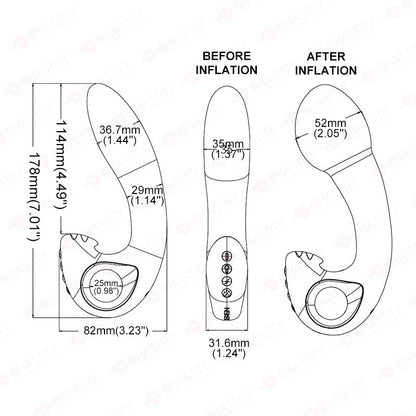 JEUSN Prostate Orgasm Vibrator ( Inflatable )