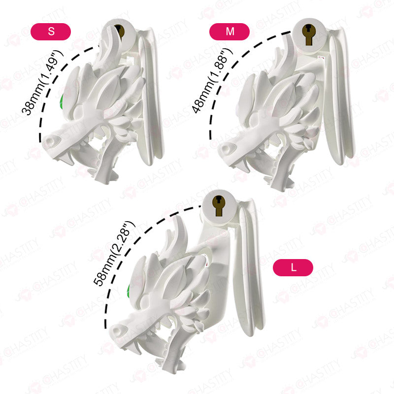 Jewelry Chastity Cage (Dragon With Bell)