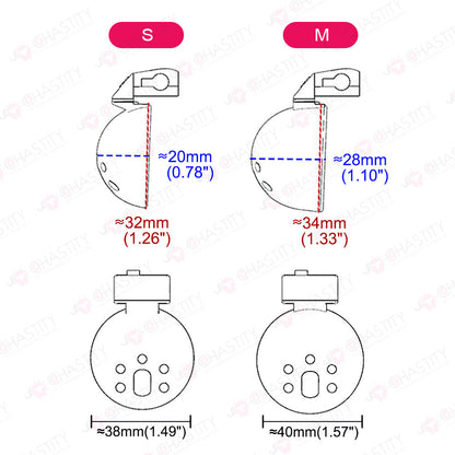 Knight Chastity Hat For Penis (Wearable Ring With Hook)