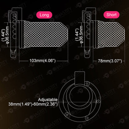 LOCKINK & SEVANDA Penis Armor With Adjustable Ring