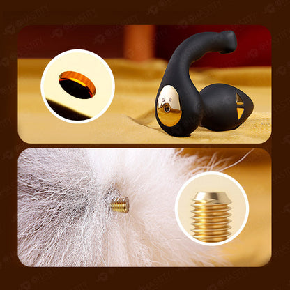 LOCKINK·SEVANDA Tail Butt Plug  & Bell Butt Plug (Vibration And Electric Shock)