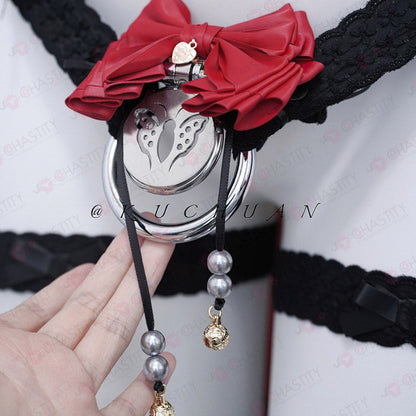 Lace Belt Kit For Sissy Chastity