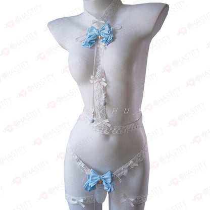 Lace Belt Kit For Sissy Chastity