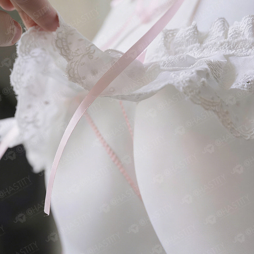 Lace Chastity Cage Skirt Support Strap