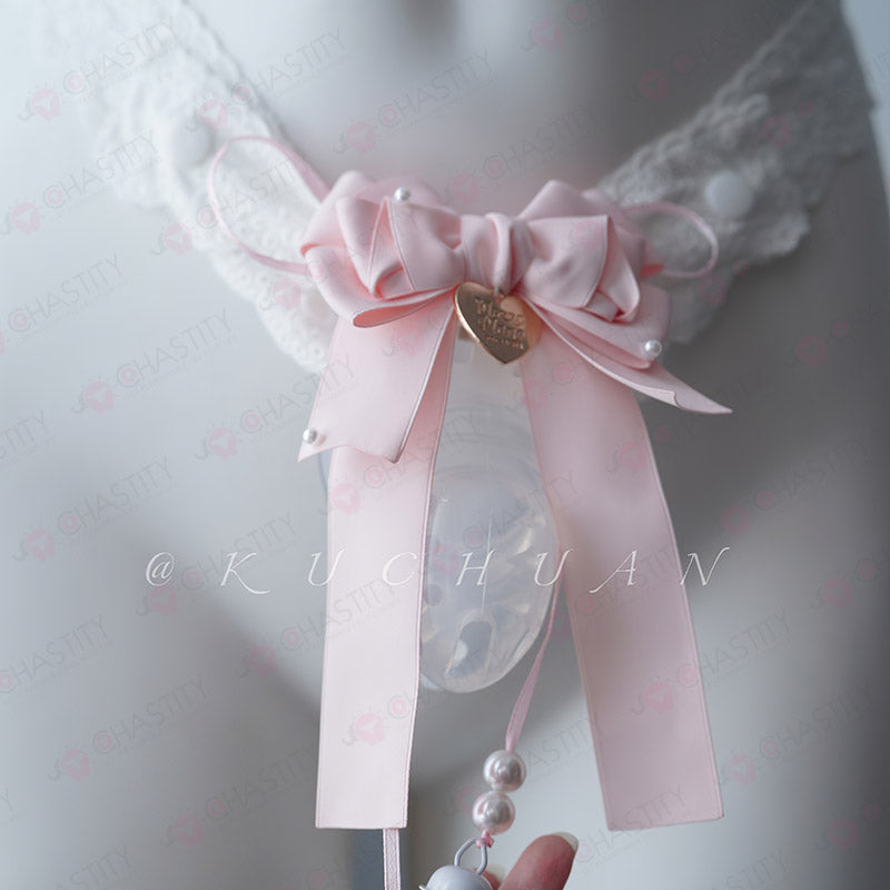 Lace Sissy Chastity Cage Harness