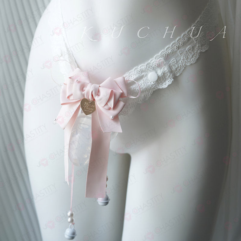 Lace Sissy Chastity Cage Harness