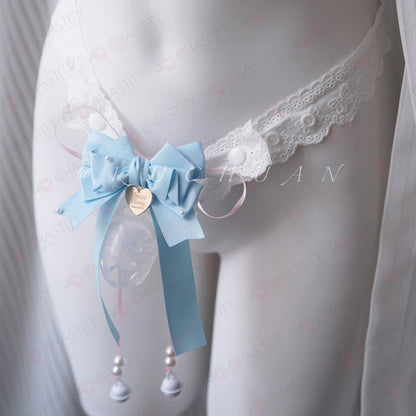 Lace Sissy Chastity Cage Harness
