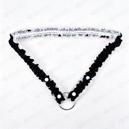 Lace Trim Chastity Help Wearing Assistance Strap