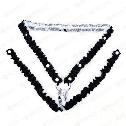 Lace Trim Chastity Help Wearing Assistance Strap
