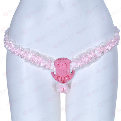 Lace Trim Chastity Help Wearing Assistance Strap