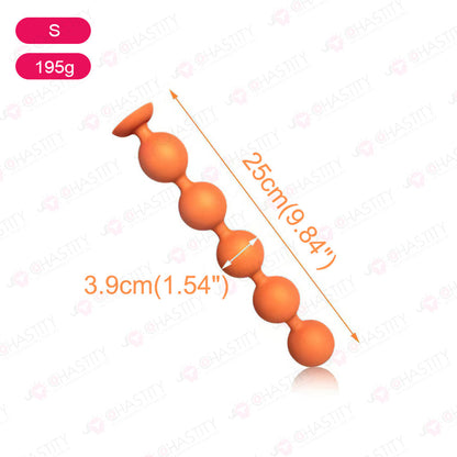 Large Soft Anal Bead Plug