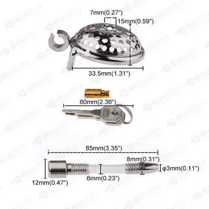 Leaking In Chastity (Hinged Ring)