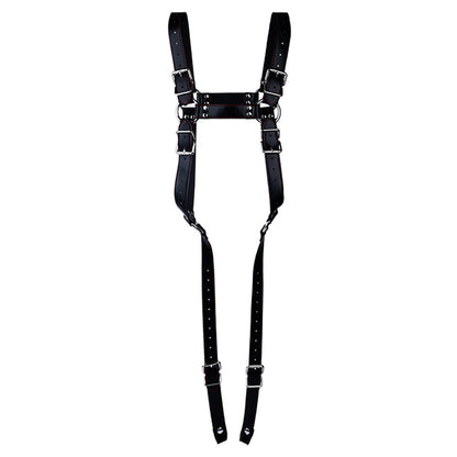 Leather Bondage Harness For Chastity Cage