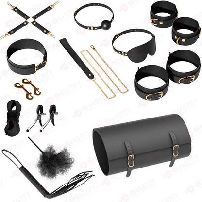 Leather Bondage Set For Sex 12 Pcs
