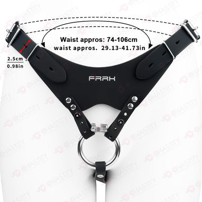 Leather Chastity Strap (Auxiliary Belt)