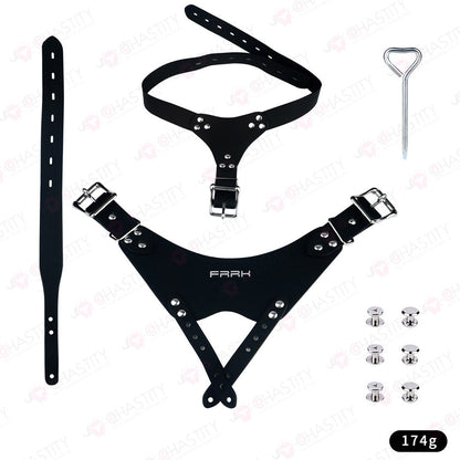 Leather Chastity Strap (Auxiliary Belt)