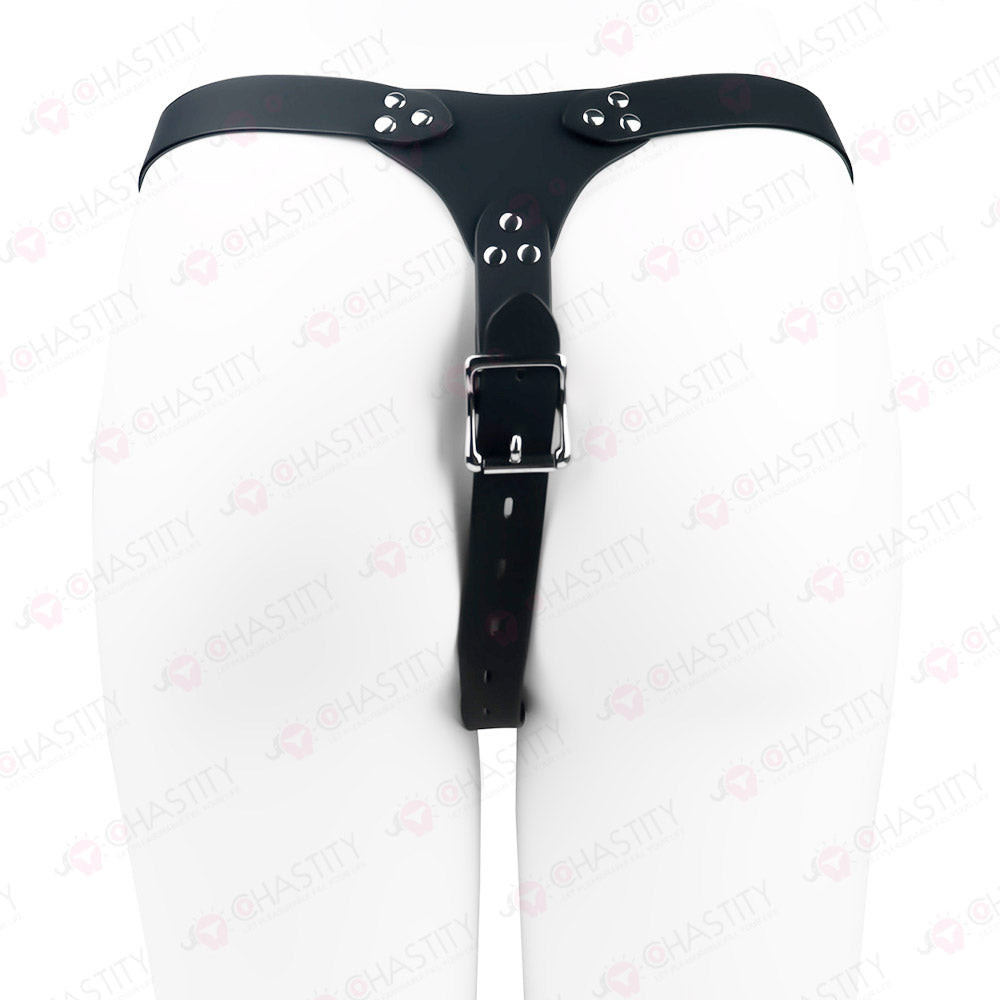 Leather Chastity Strap (Auxiliary Belt)