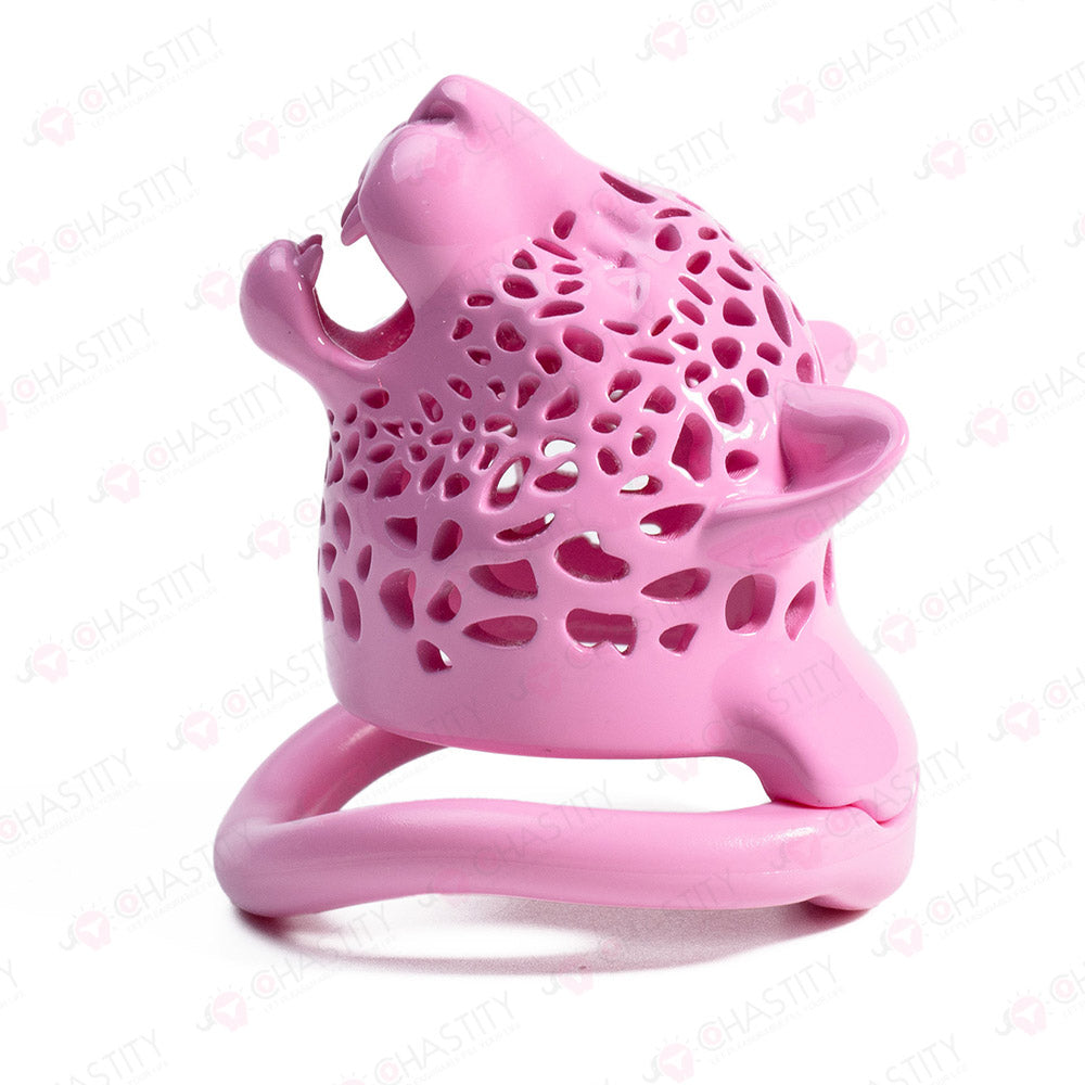 Leopard Male Genital Cage