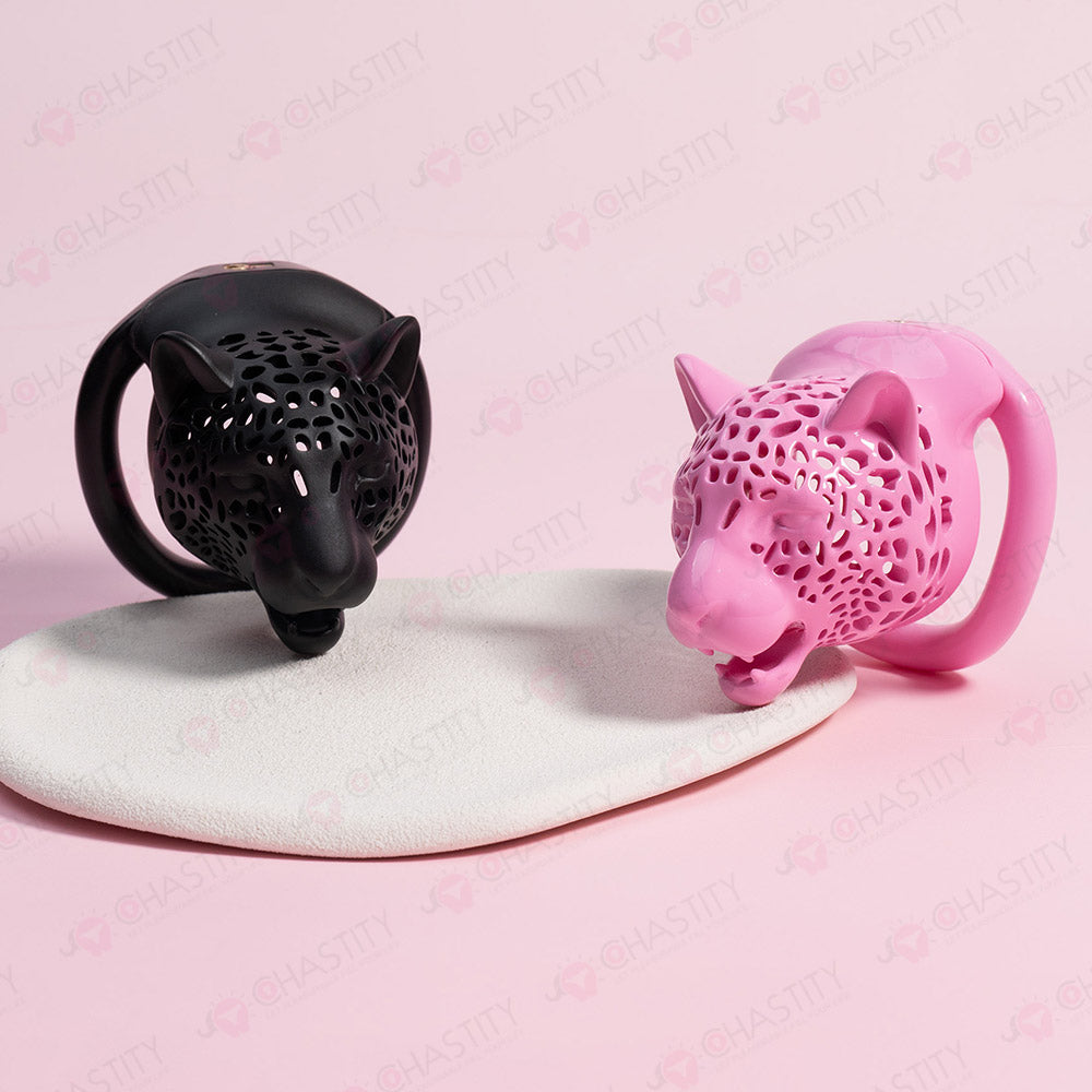 Leopard Male Genital Cage
