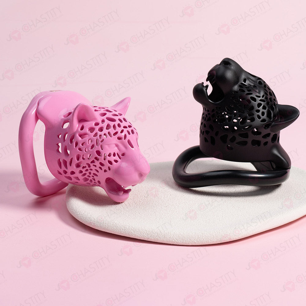 Leopard Male Genital Cage