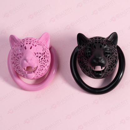 Leopard Male Genital Cage