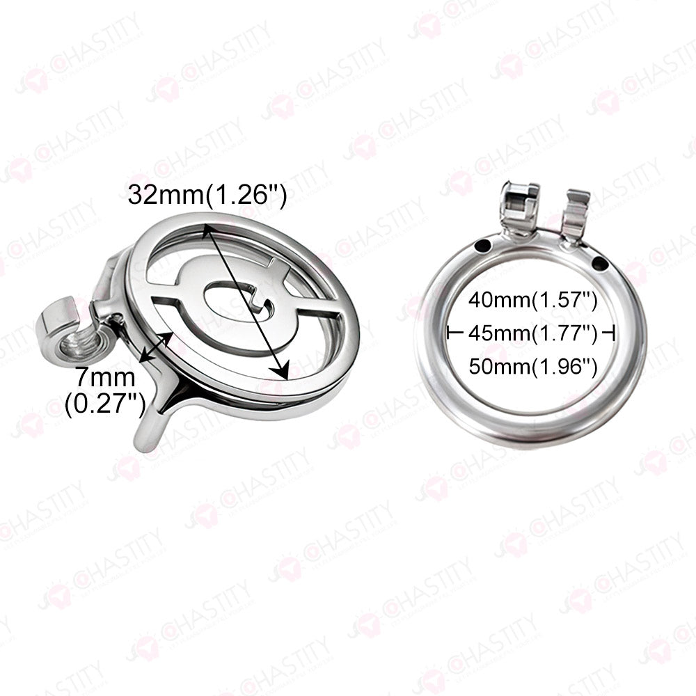 Letter Lockdown Chastity Cage