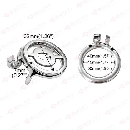 Letter Lockdown Chastity Cage