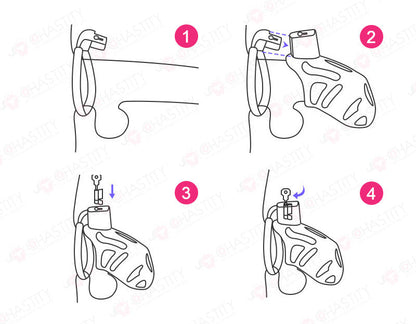 Lightweight Male Chastity Control