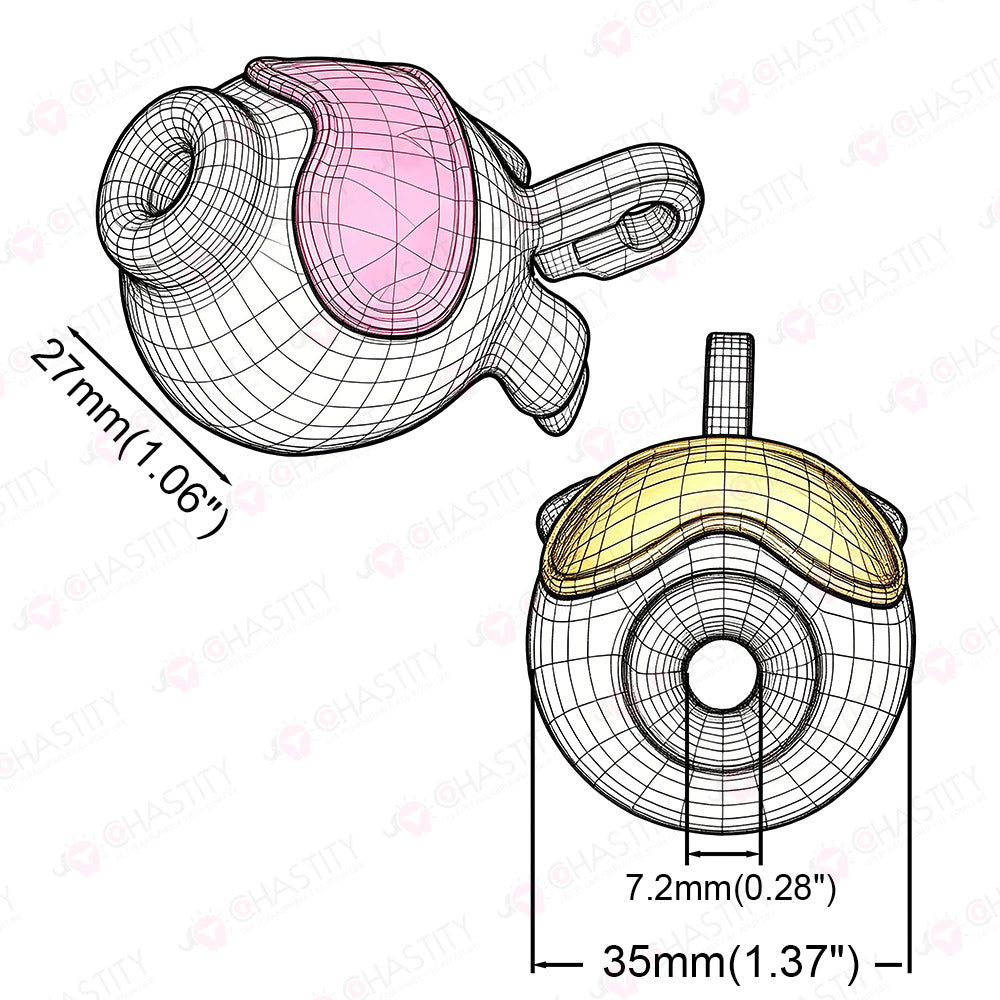 Lil’ Brat Chastity Cage with Sunglasses