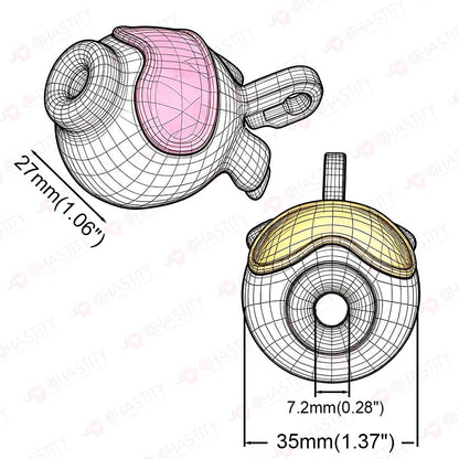 Lil’ Brat Chastity Cage with Sunglasses