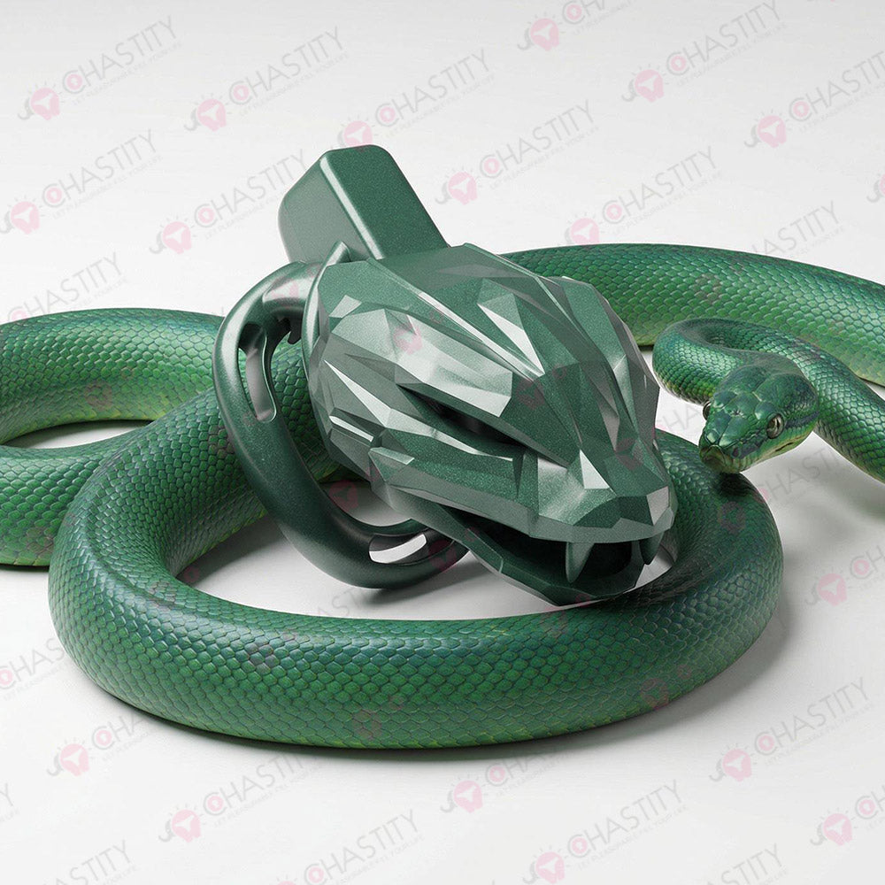 Limited Edition - Starborn Venom Green Viper Chastity Device