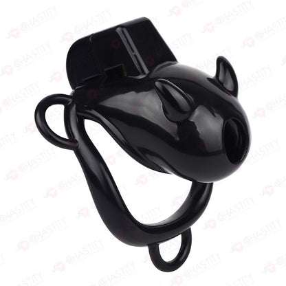 Little Devil Locked Up In Chastity