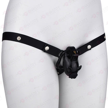 Little Devil Locked Up In Chastity