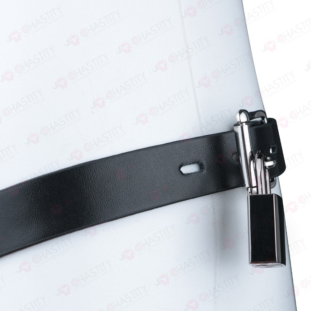 Lockable Auxiliary Belt For Chastity Cages