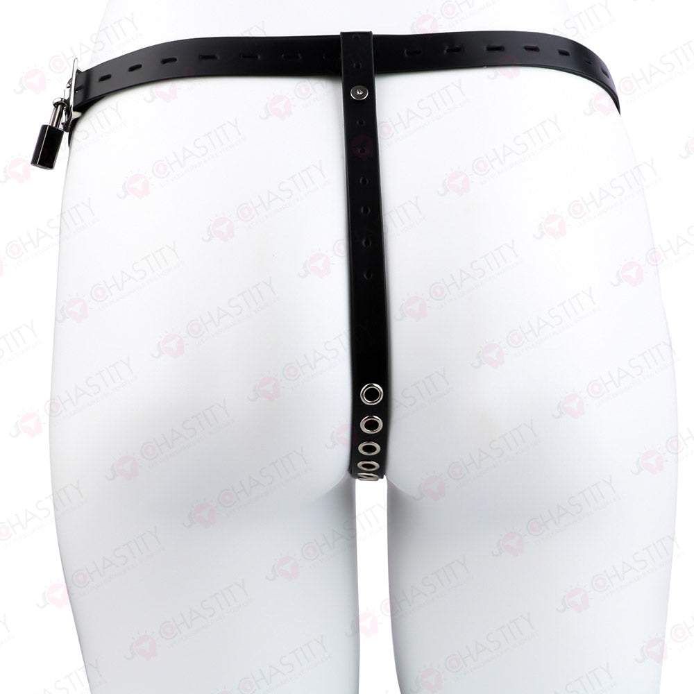 Lockable Auxiliary Belt For Chastity Cages
