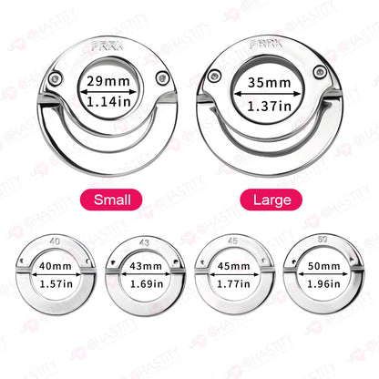 Lockable Stainless Steel Cock Ring