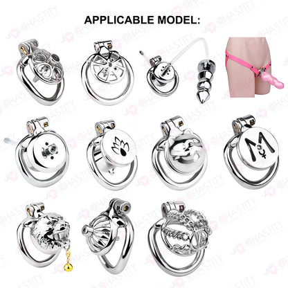 Long-Slot Chastity Cage Replacement Ring