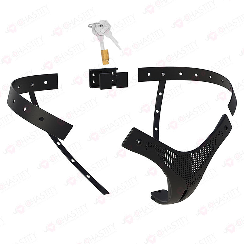 Long Term Flat Chastity Belt (For Men)