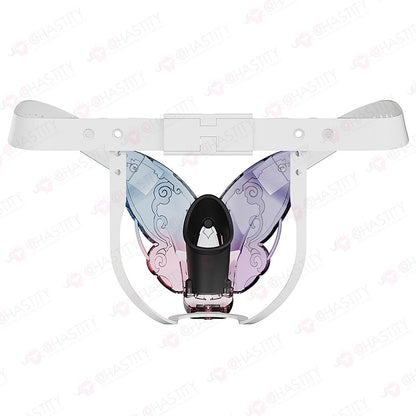 Male Butterfly Spring Chastity Belt (Internal Silicone Cage)