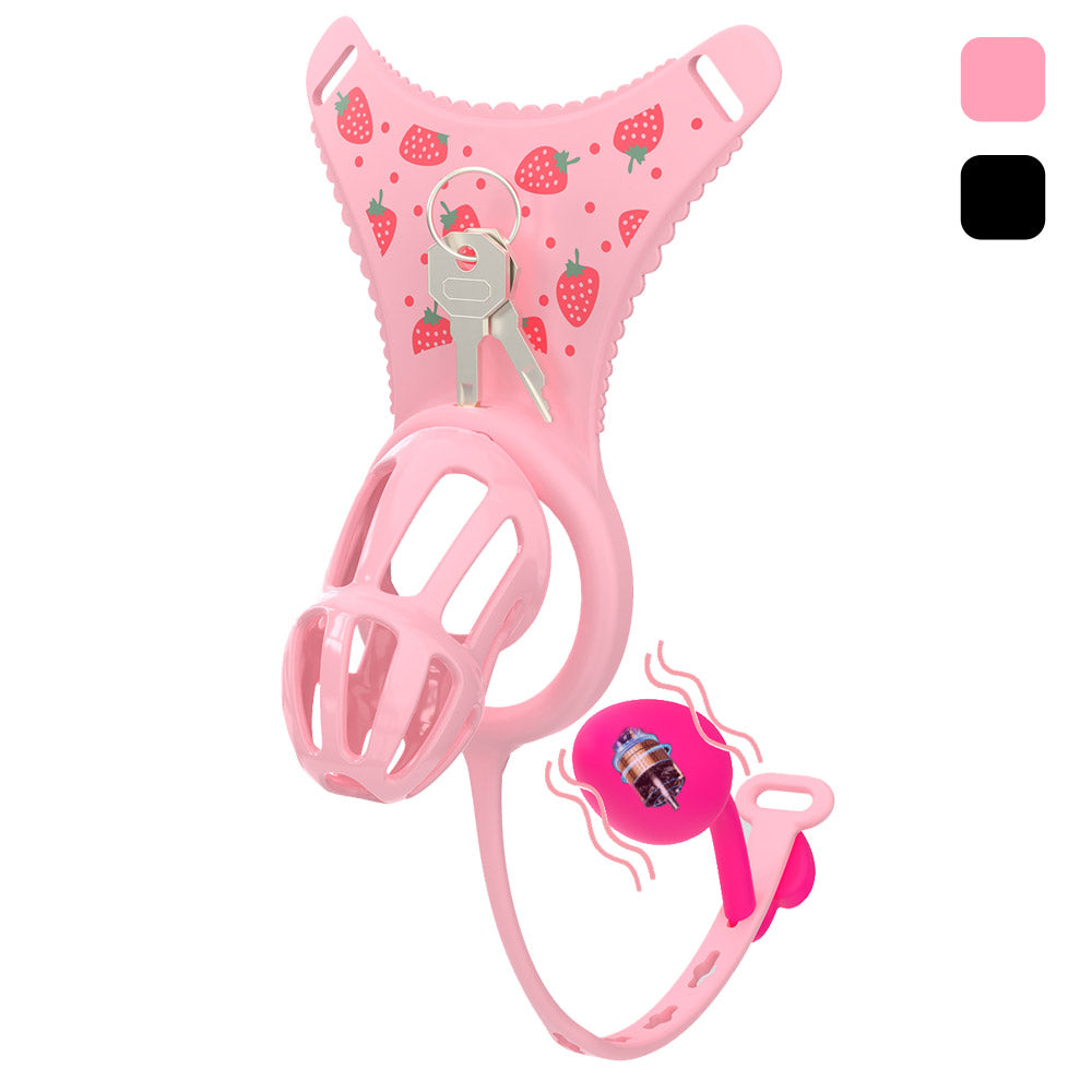 Male Chastity Erotica Thong with Remote-Controlled Anal Plug