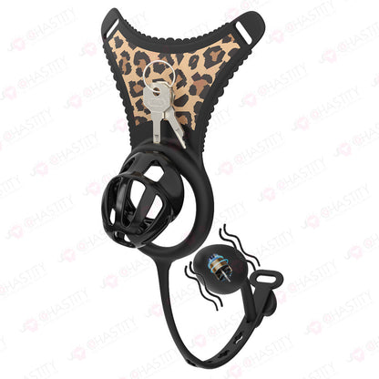 Male Chastity Erotica Thong with Remote-Controlled Anal Plug