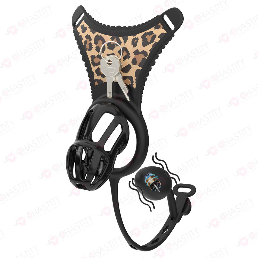 Male Chastity Erotica Thong with Remote-Controlled Anal Plug