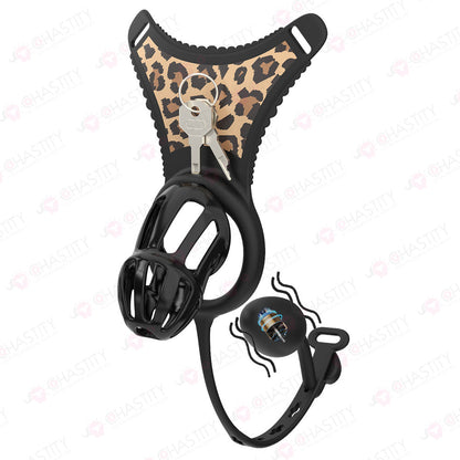 Male Chastity Erotica Thong with Remote-Controlled Anal Plug