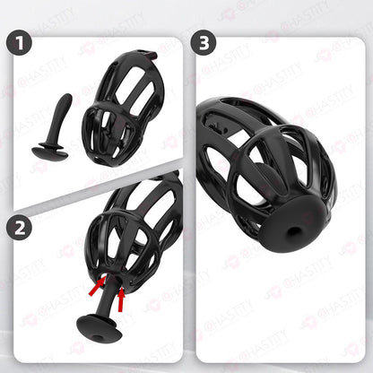 Male Chastity Erotica Thong with Remote-Controlled Anal Plug
