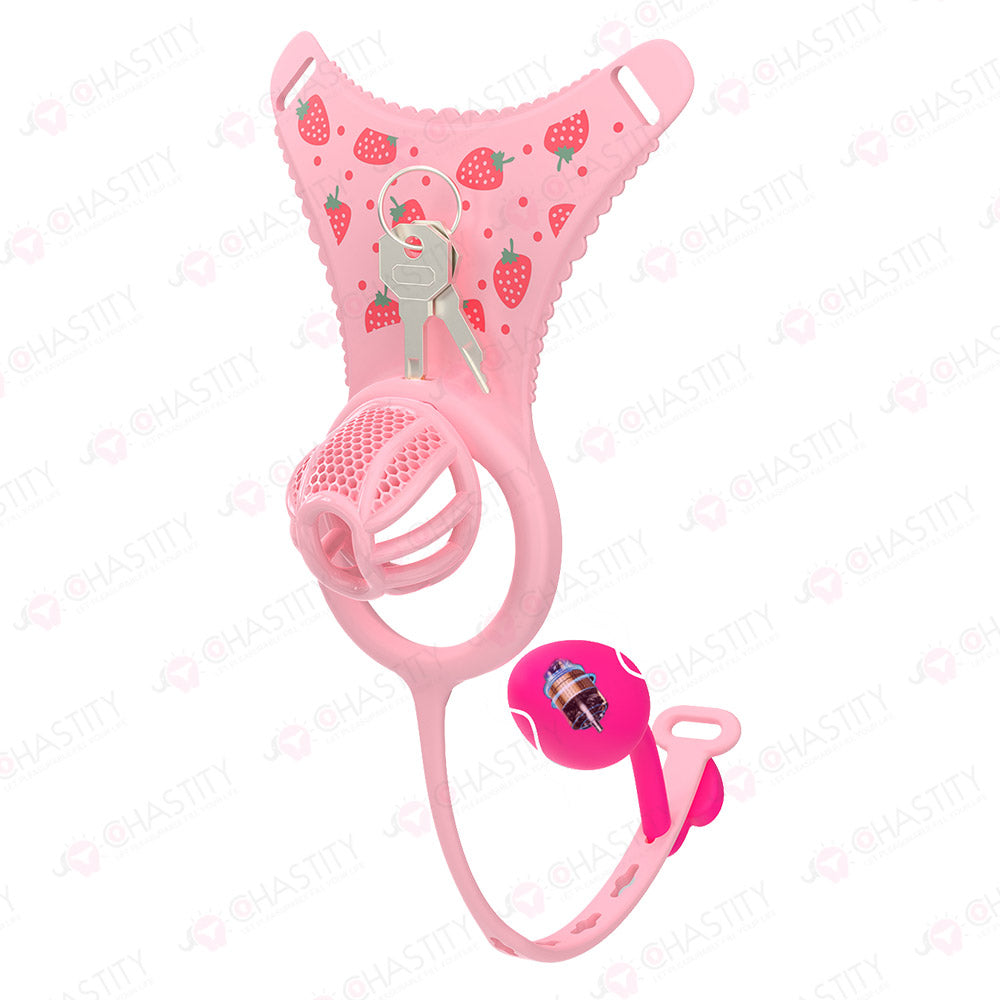 Male Chastity Erotica Thong with Remote-Controlled Anal Plug