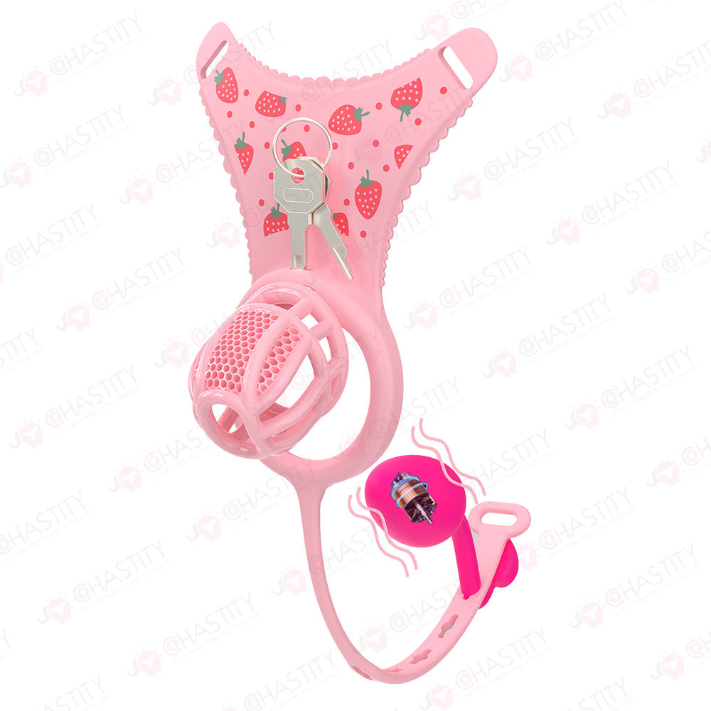 Male Chastity Erotica Thong with Remote-Controlled Anal Plug