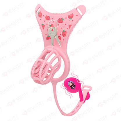 Male Chastity Erotica Thong with Remote-Controlled Anal Plug