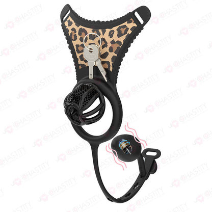 Male Chastity Erotica Thong with Remote-Controlled Anal Plug