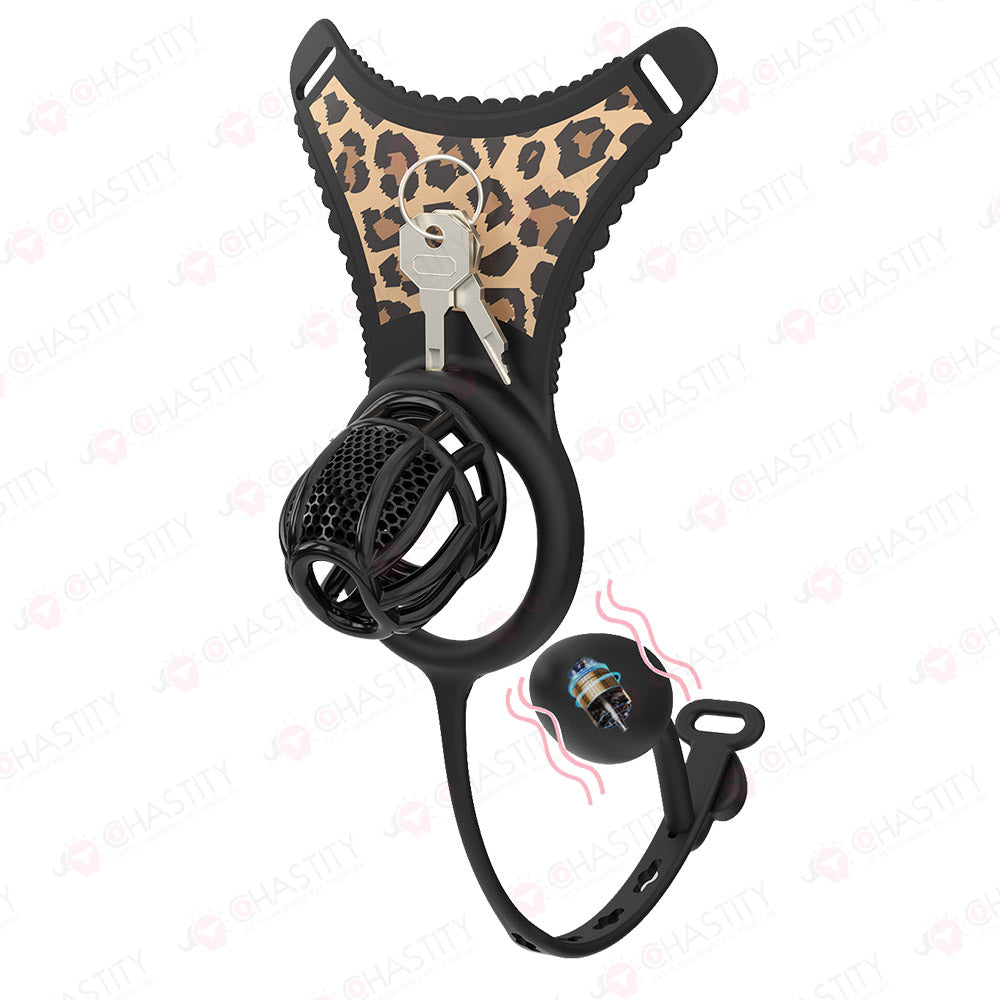 Male Chastity Erotica Thong with Remote-Controlled Anal Plug